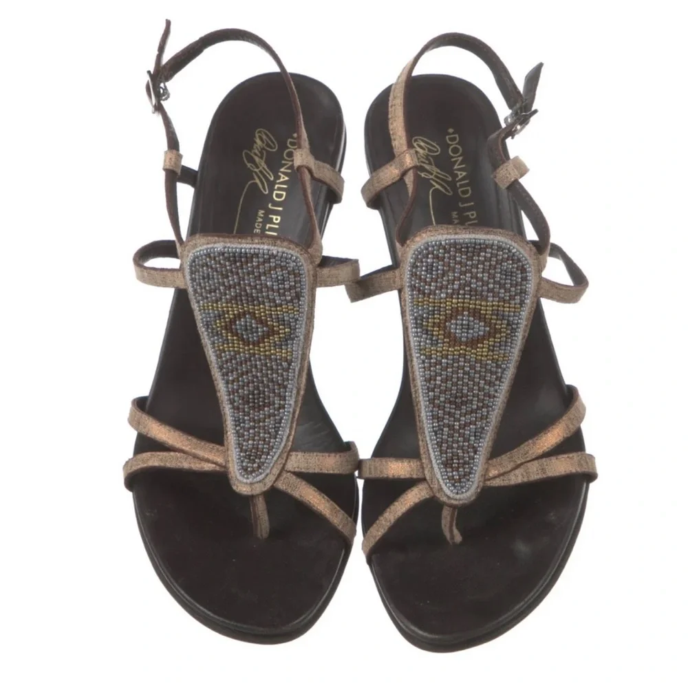 Donald Pliner beaded heels - Picture 2 of 7